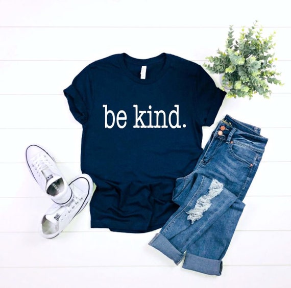 Women's be kind. Inspirational Tee T-Shirt Graphic Tee Plus Size 3XL 4XL 5XL Avail