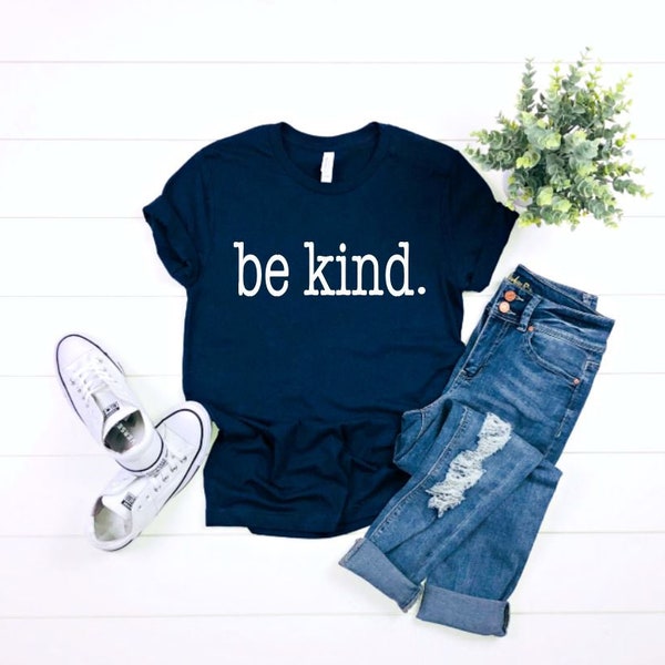 Women's be kind. Inspirational Tee T-Shirt Graphic Tee Plus Size 3XL 4XL 5XL Avail