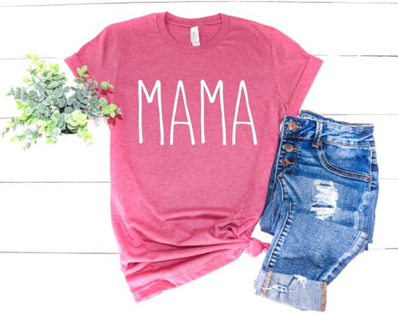 Women's MAMA MOM Tee gift T-Shirt Graphic Tee Plus Size 3X 4X 3XL 4XL Avail