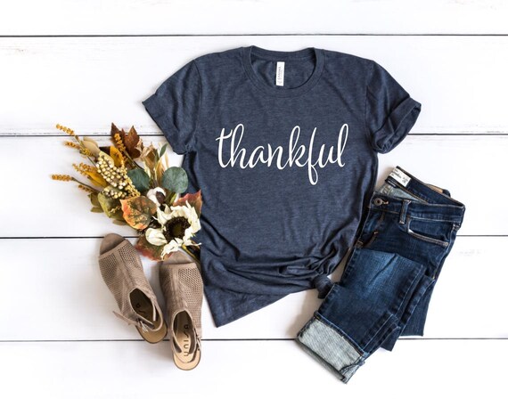 Women's THANKFUL Limited Time Cute Fall Autumn Thanksgiving Seasonal Holiday Tee T-Shirt Graphic Tee Plus Size 3XL 4XL 5XL Avail