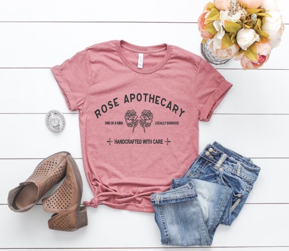 Women's ROSE APOTHECARY Tee T-Shirt Graphic Tee Plus Size Tee t-shirts, avail S-4XL 3X 3XL 4X 4XL