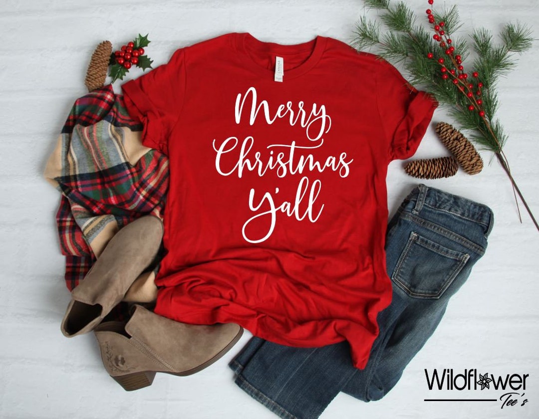 Women's Merry Christmas Y'all Limited Time Cute Funny 