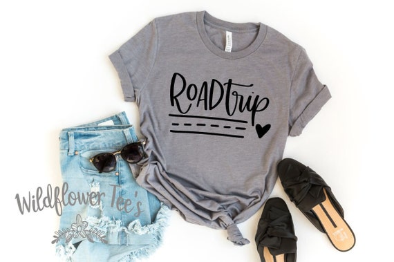 Women's ROAD TRIP Travel Tee T-Shirt Funny Humor Graphic Tee Plus Size Tee t-shirts avail S-4XL 3X 3XL 4X 4XL