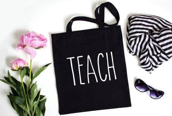 Tote Bag TEACH Gift Teacher