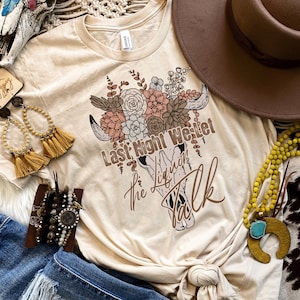 Women&#39;s LAST NIGHT Country music Tee T-Shirt Graphic Tee Plus Size Tee t-shirts up to 3X 3XL 4X 4XL AVAIL