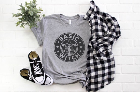 Women's BASIC WITCH Fall Halloween Witch Spell Limited Time Tee T-Shirt Graphic Tee Plus Size Avail up to 4XL 5X 5XL