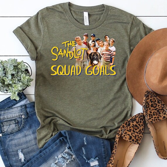 Women's Baseball Movie Squad Goals Vintage Baseball Boy Mom Tee T-Shirt Graphic Tee Plus Size Avail 3XL 3X 4XL 4X