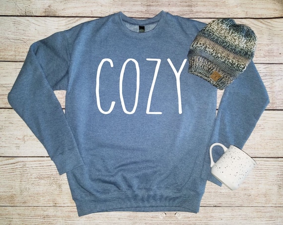 Women's COZY Sweatshirt Cozy Comfy Sweatshirt Fall Winter Plus Sizes Avail up to 3XL