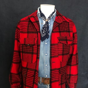 pendleton buffalo plaid coat
