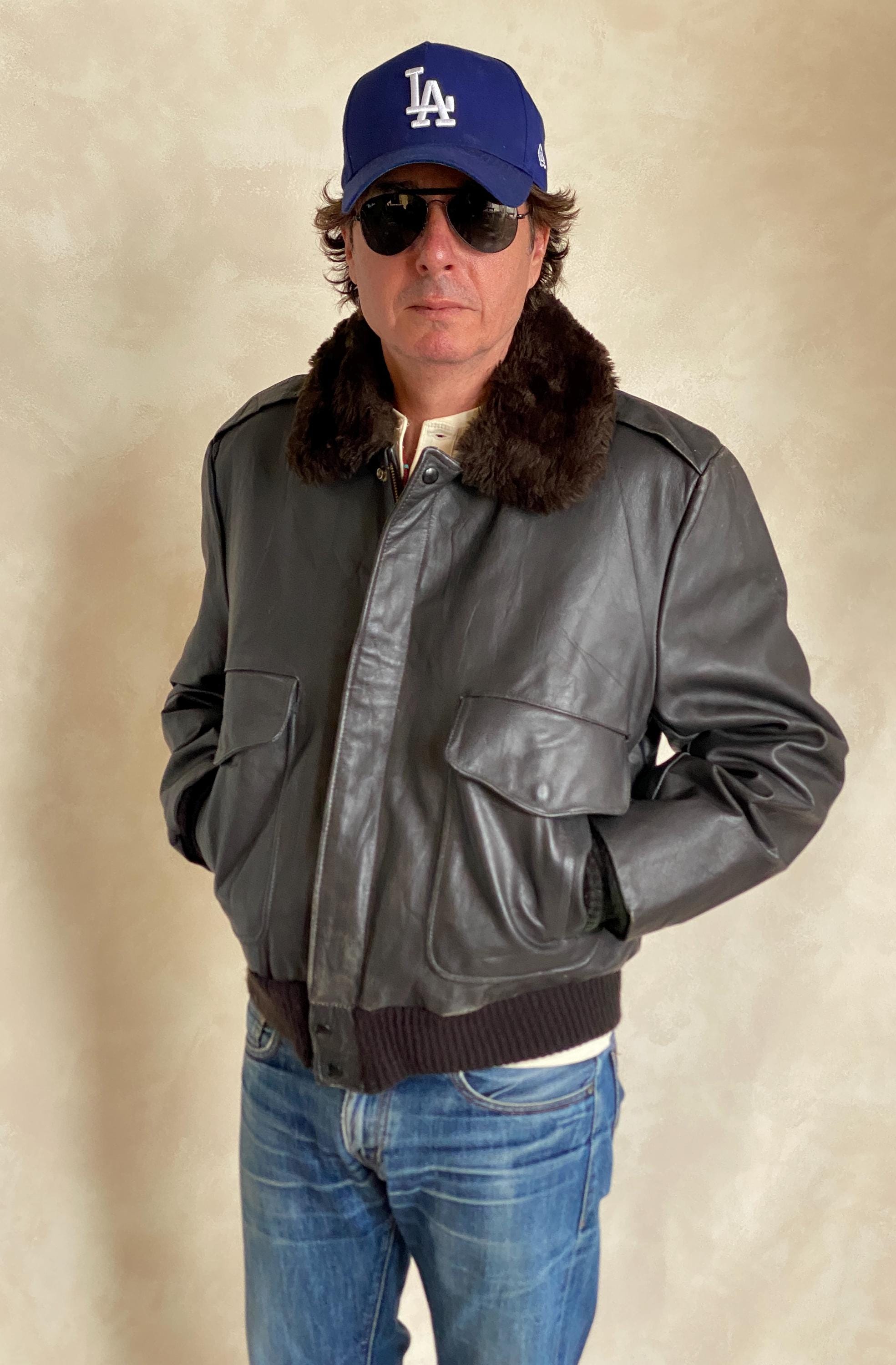 ジャケット・アウター A-2 real leather bomber jacket 80s A-2 real leather bomber jacket vtg q - メルカリ