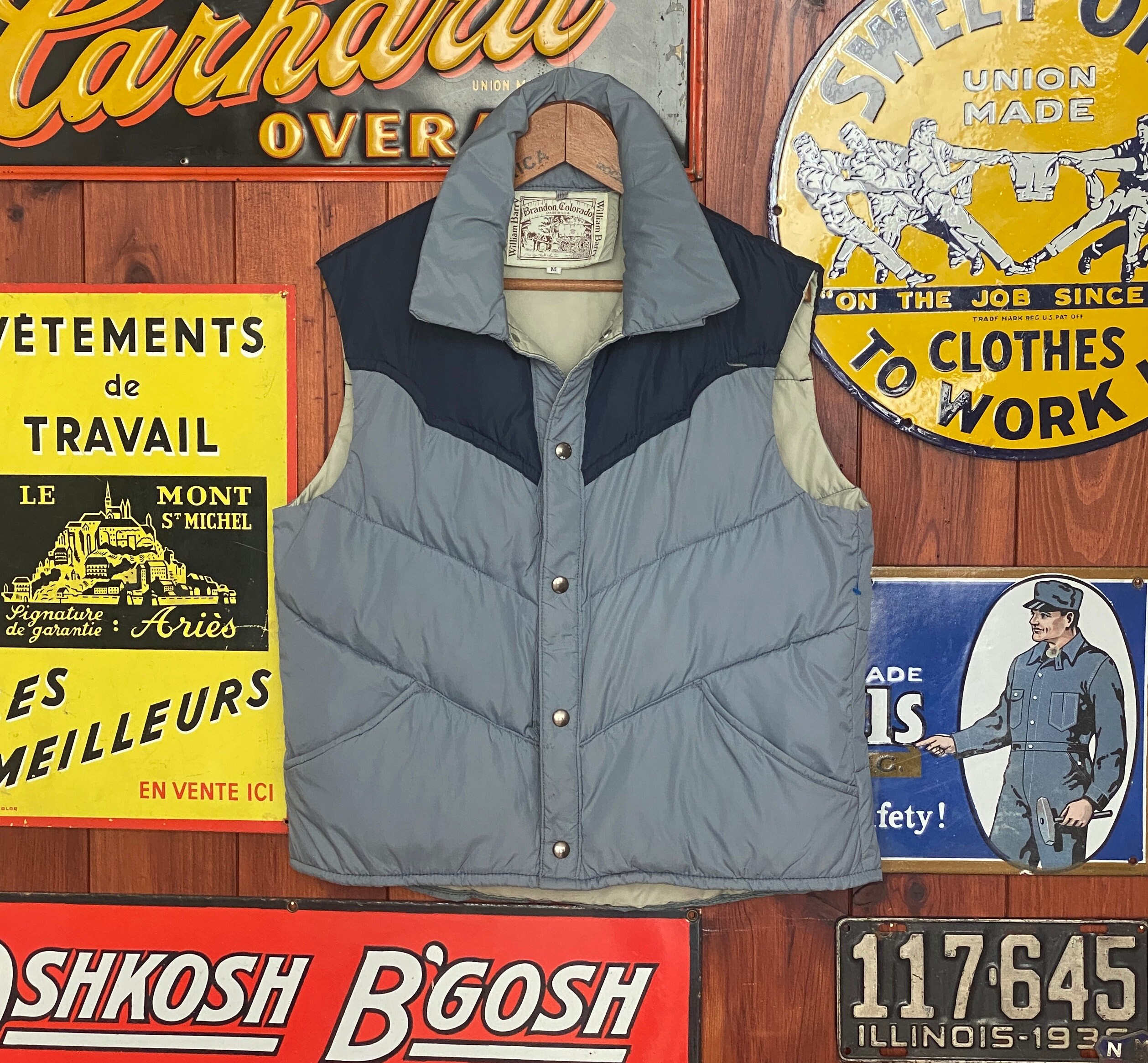 Vintage Brandon Colorado Down Vest – Made in USA – Size Medium