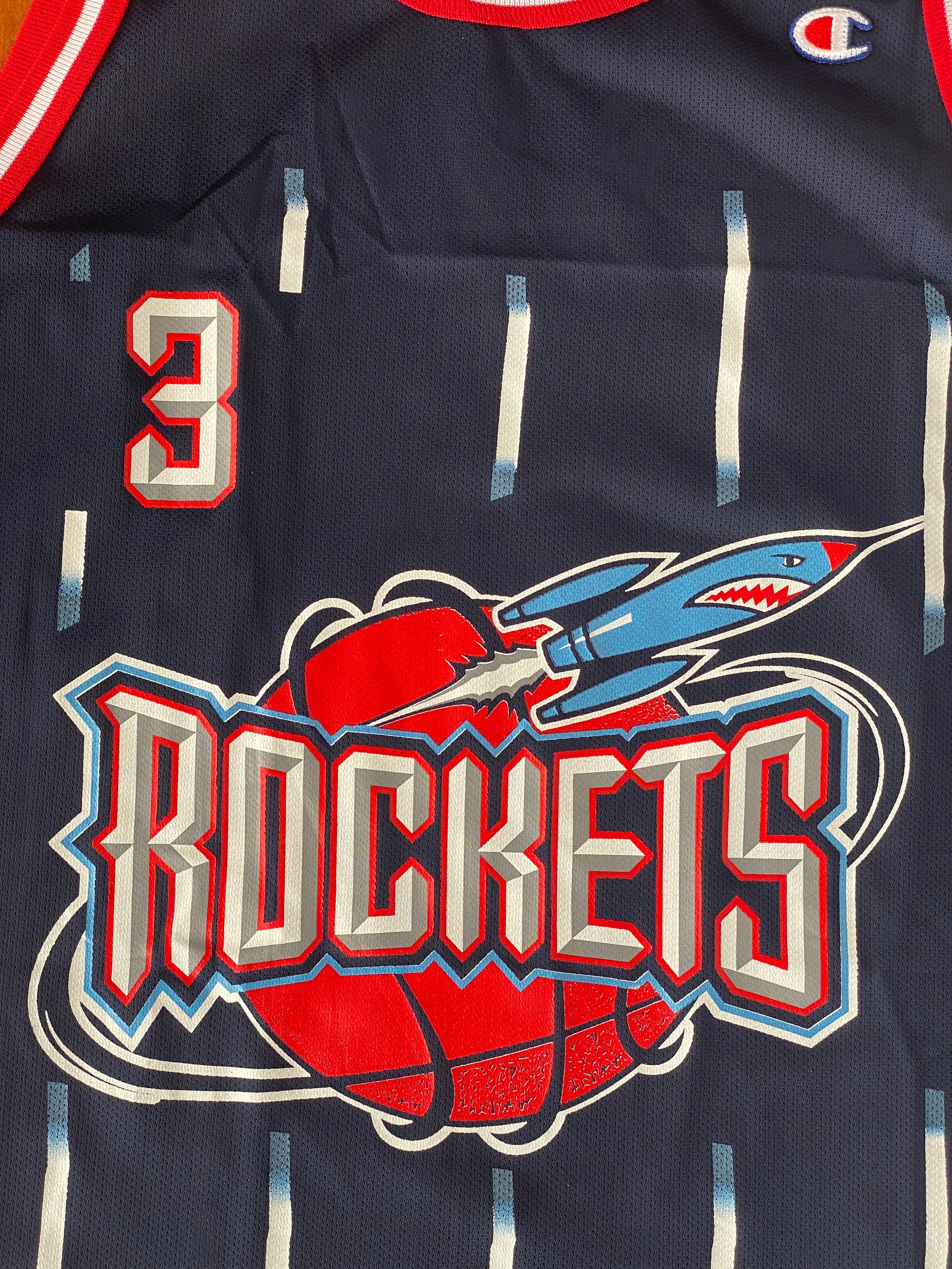 Authentic Vintage Reebok NBA Houston Rockets Steve Francis