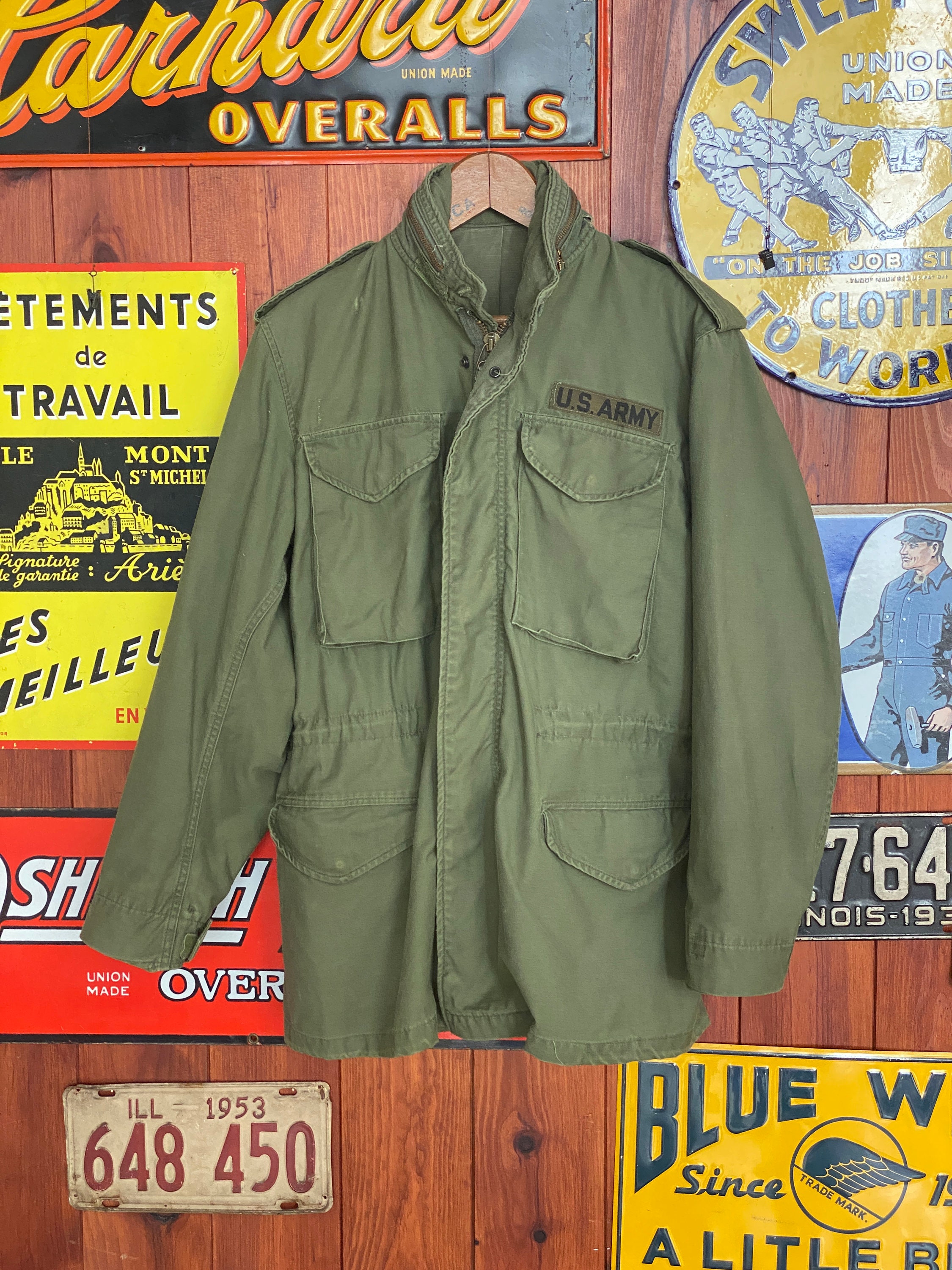 Authentic 1985 US Army M-65 Field Jacket – Vintage Military Combat