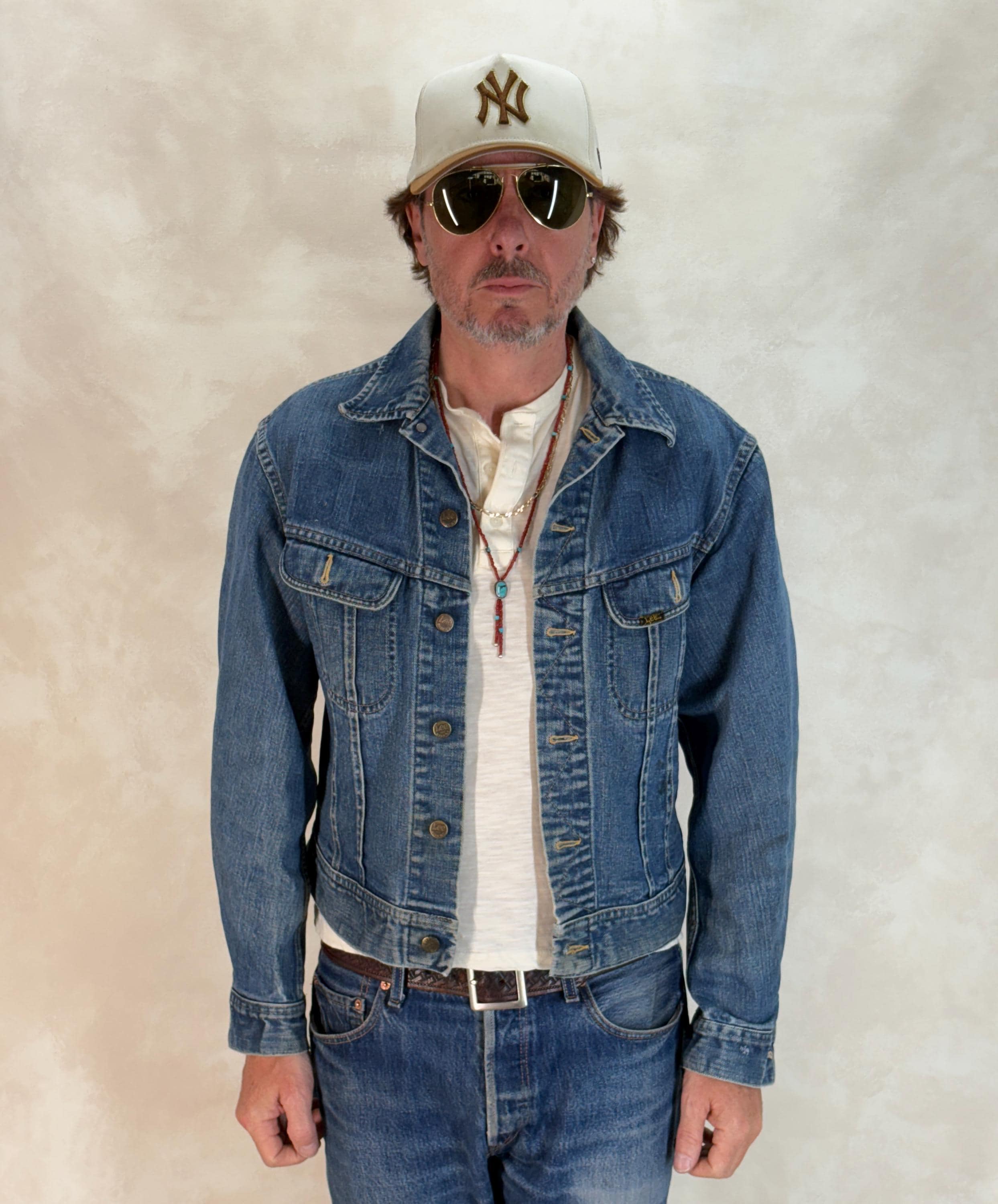 Vintage 1970s Lee Denim Jacket Made in USA – 2 Chest Pocket Type