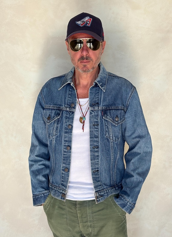 70s Levi's トラッカージャケット フェード 42 ヴィンテージ Vintage 70s Levi's Denim Trucker Jacket - Type III, Made in USA