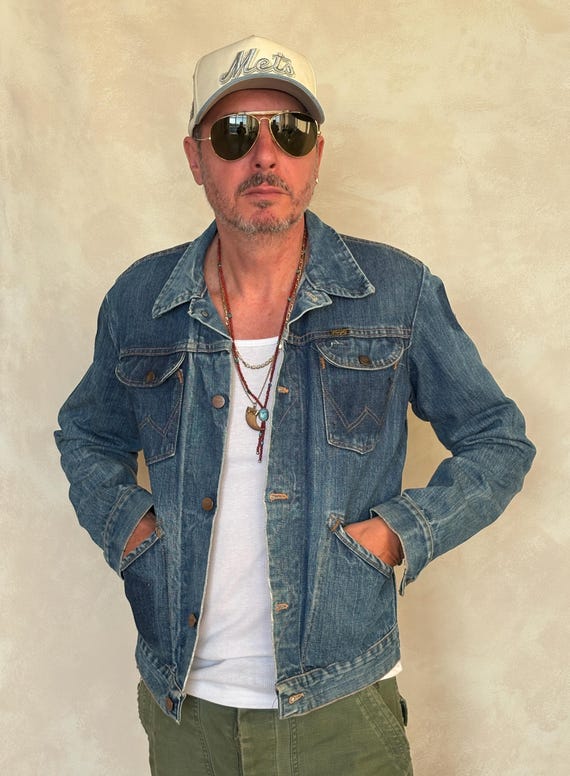 Vintage 70s Wrangler Denim Jacket | 4 Pockets | Made in USA | Size