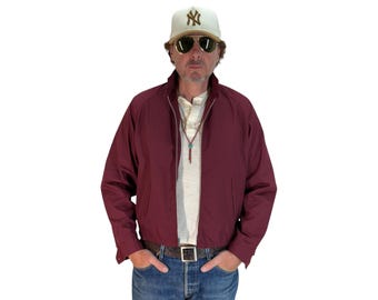 Vintage 60er Jahre Leichte Reißverschlussjacke - Baumwollmischung - Arbeitskleidung - Hergestellt in den USA
