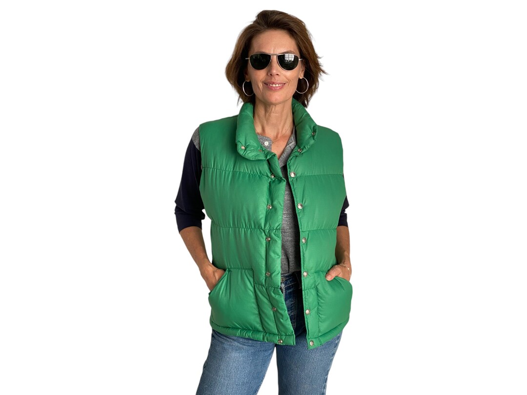 Size XS . Vintage 70s North Face Down Vest - Etsy