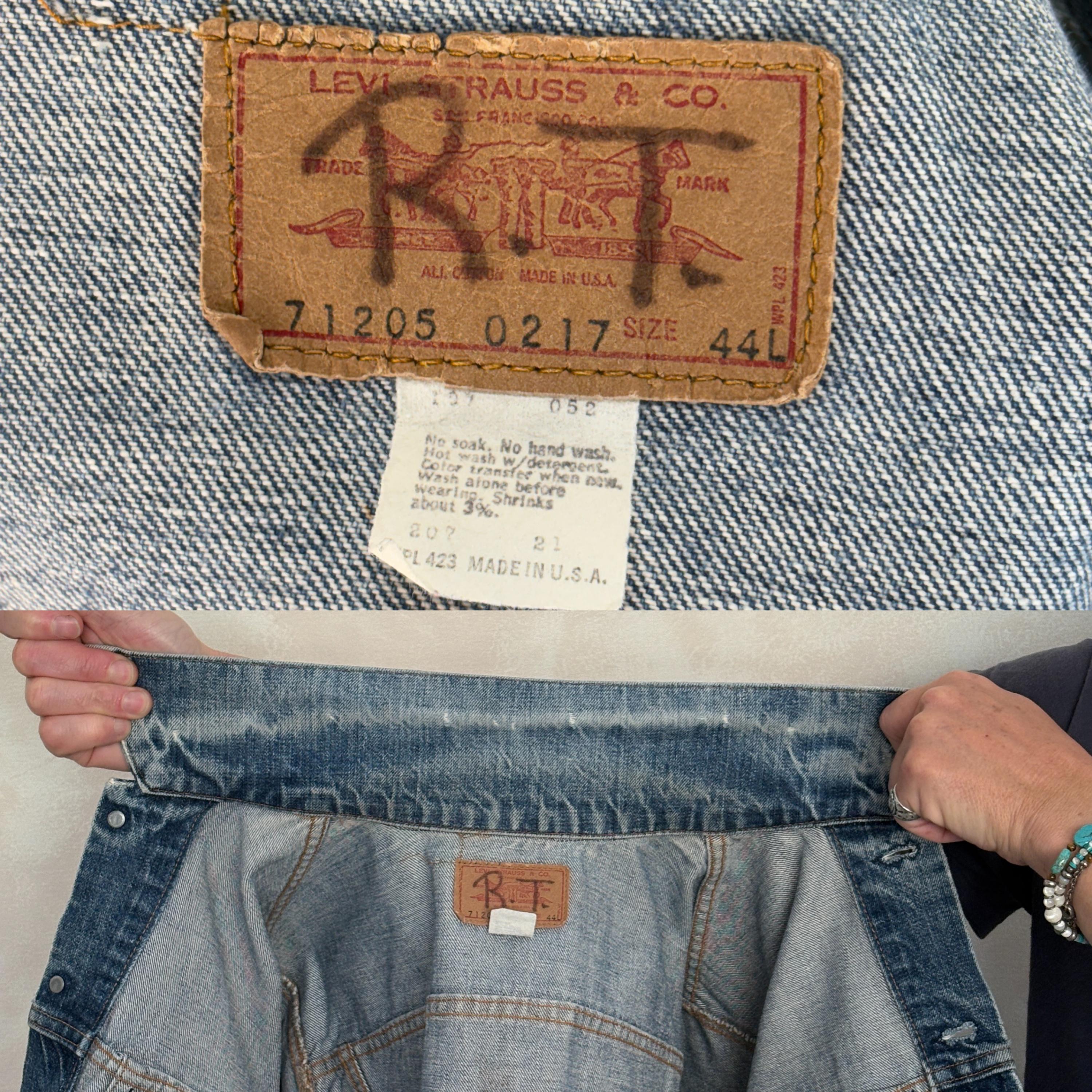 Vintage 70s Levi's 71205 Denim Jacket Made in USA – 2-pocket Type