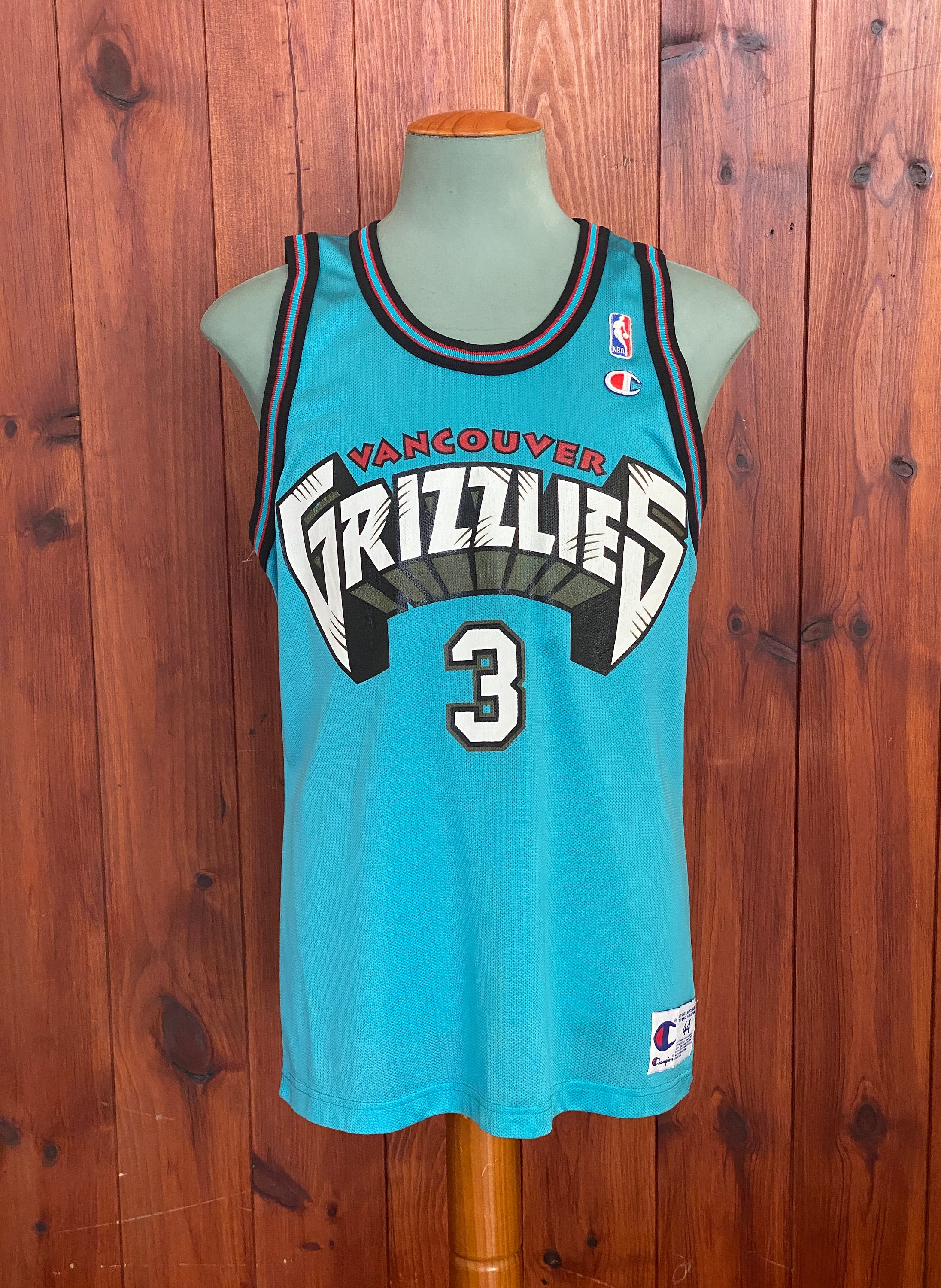 Vintage 90s Champion Vancouver Grizzlies NBA Basketball Jersey - Youth XL