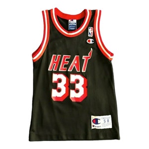 Vintage 90s Miami Heat Alonzo Mourning #33 Champion NBA Jersey