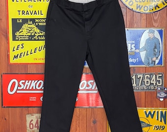 90s Dickies 874 USA製 BLACK W32 L30 90's Dickies Black Work Pants W32 90年代 ディッキーズ
