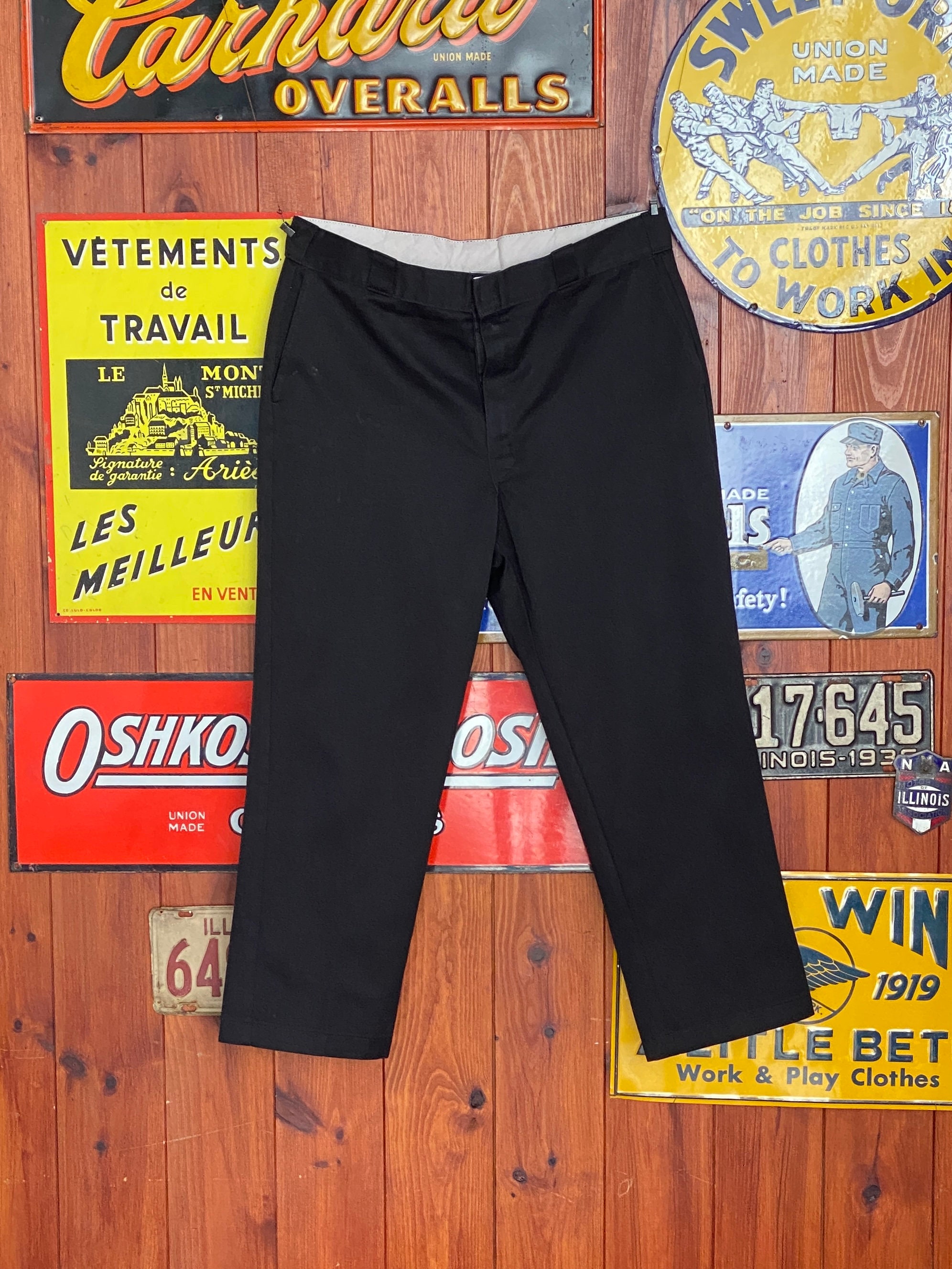 Vintage Dickies 874 Work Pants – Black – Made in USA | Classic