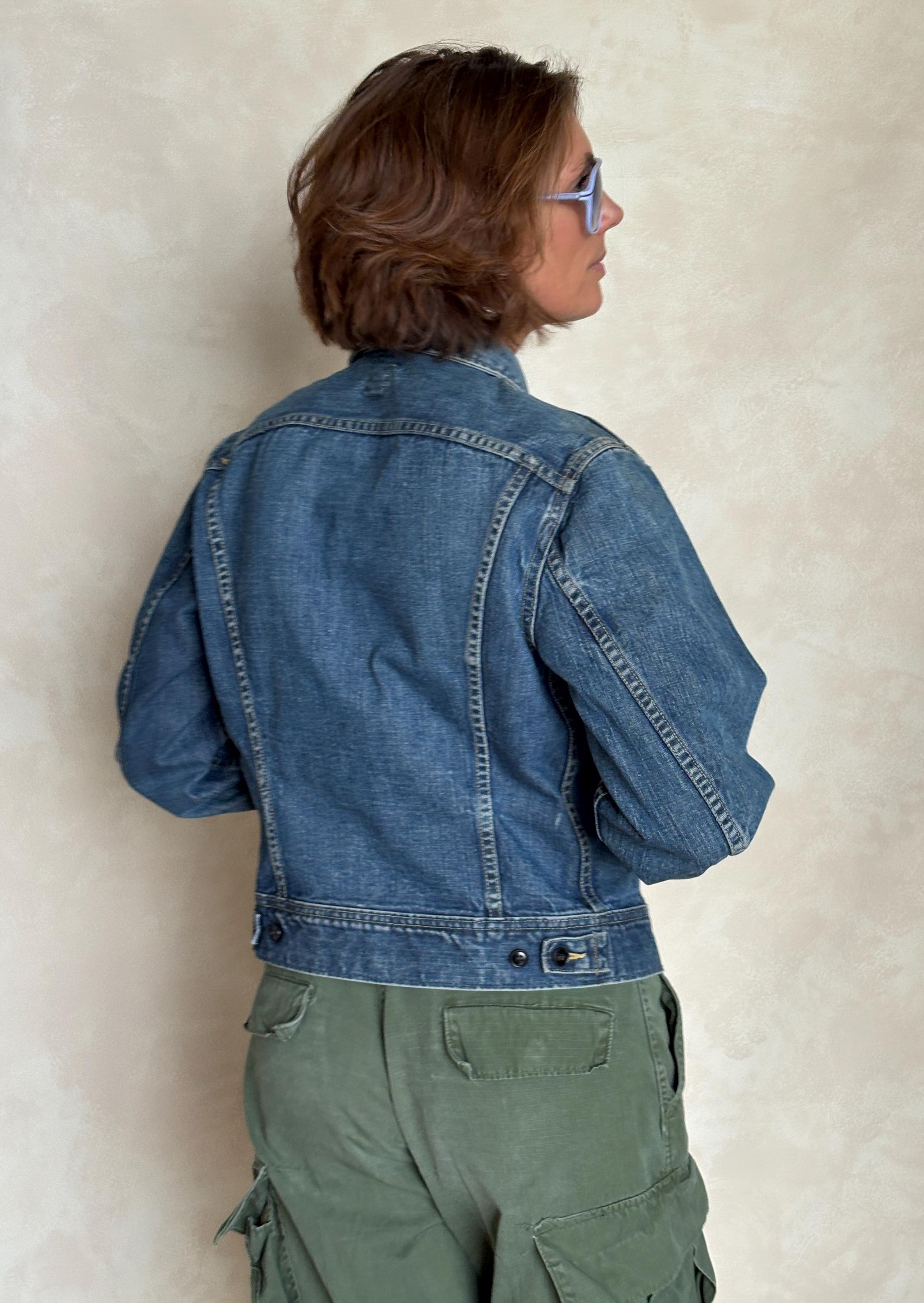 Vintage 70s Lee 101J Denim Jacket – Sanforized Union Made Classic 