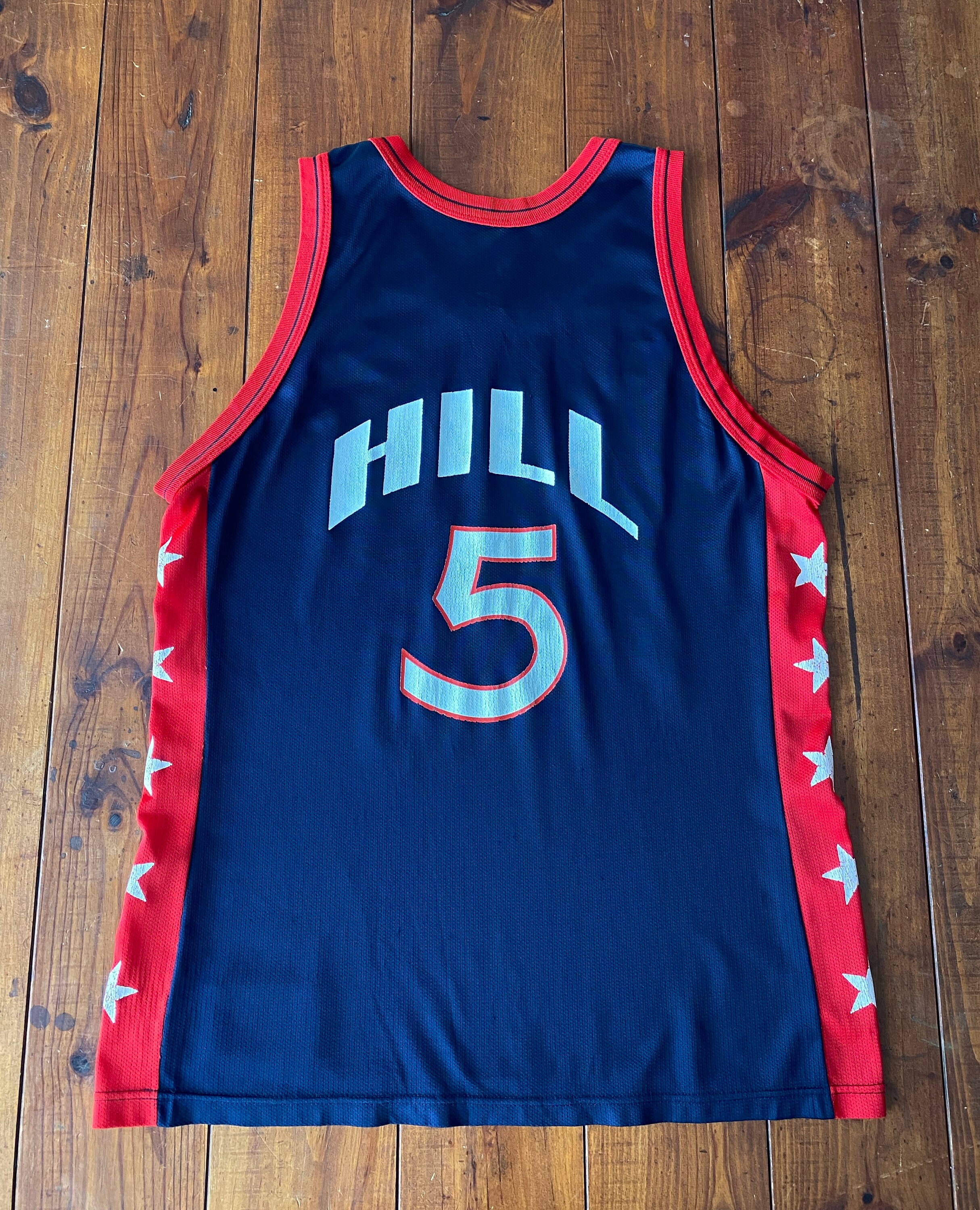 Size 48. Champion USA Team #5 Hill NBA Basketball Jersey - Etsy Size 48. Champion USA Team #5 Hill NBA Basketball Jersey - Etsy