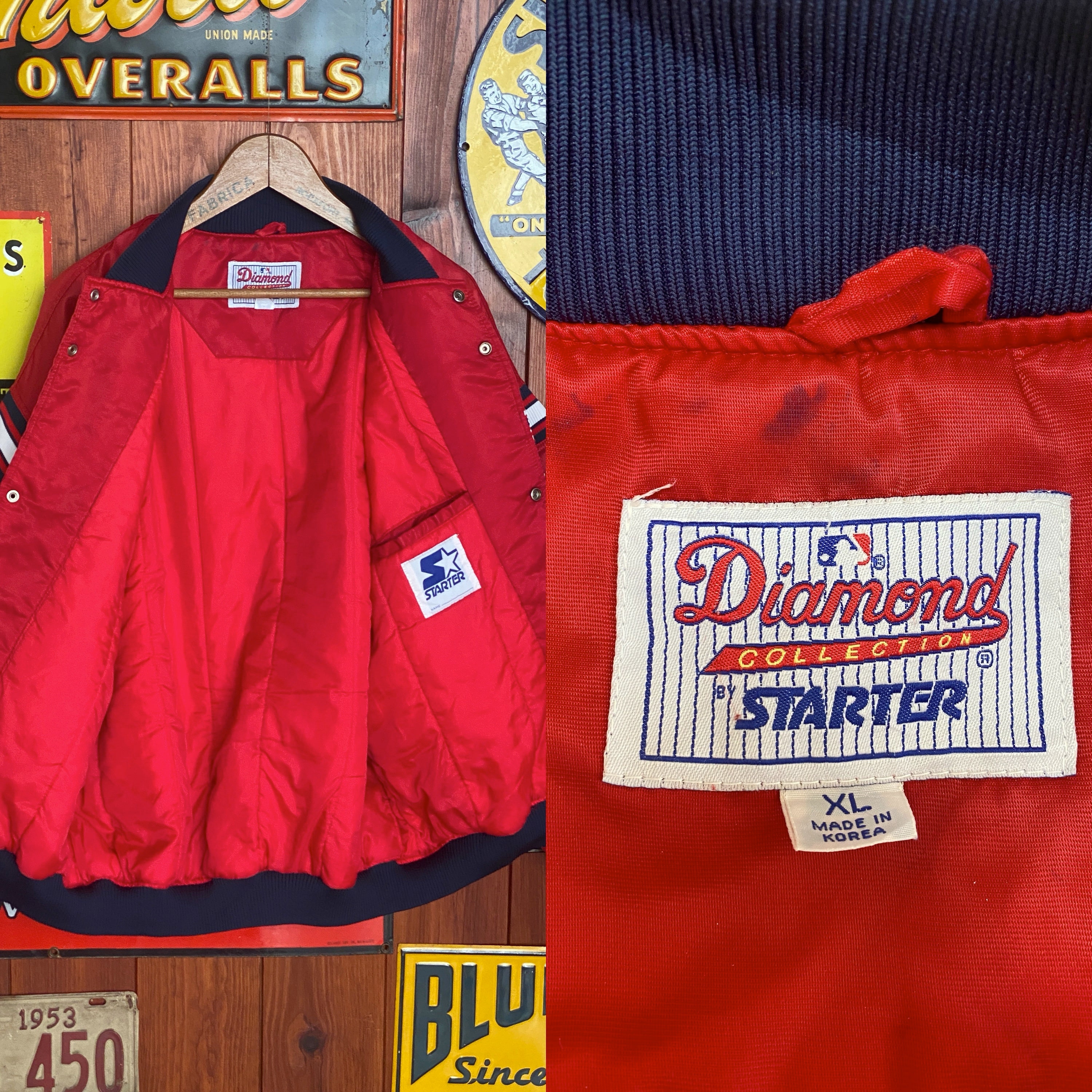XL. Vintage 90S Indians Starter Jacket - Etsy XL. Vintage 90S Indians Starter Jacket - Etsy