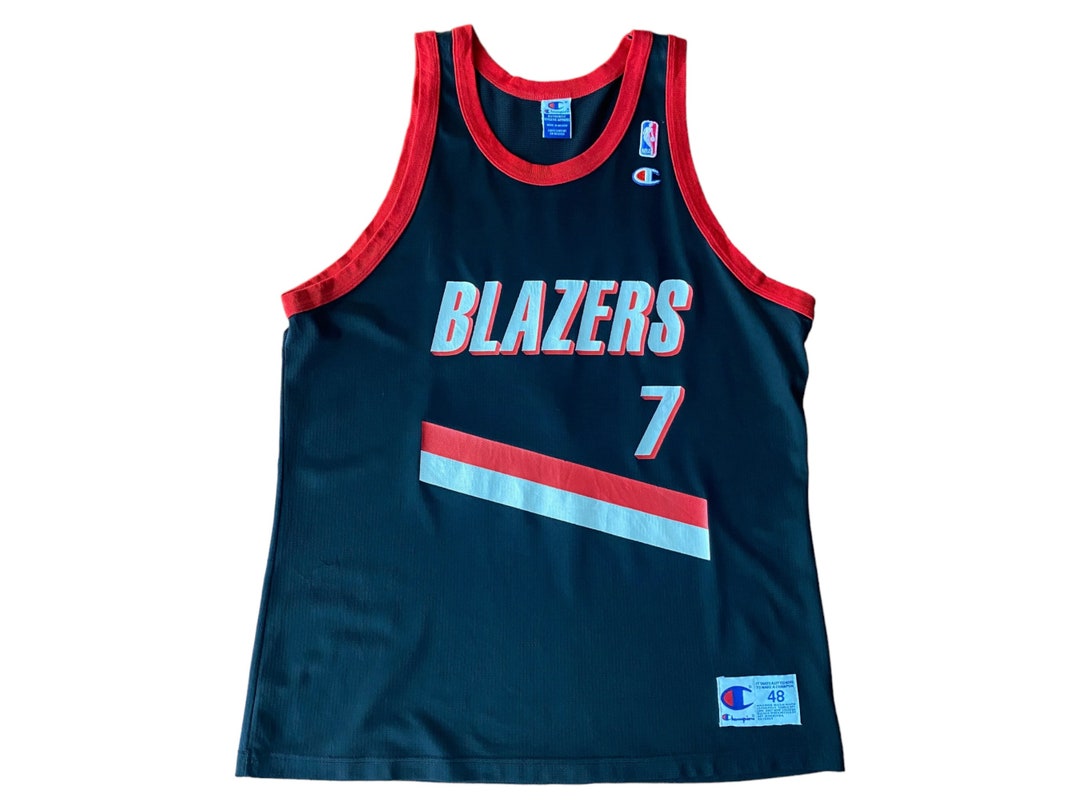 Vintage 90s Champion Portland Trail Blazers #7 Anderson Jersey