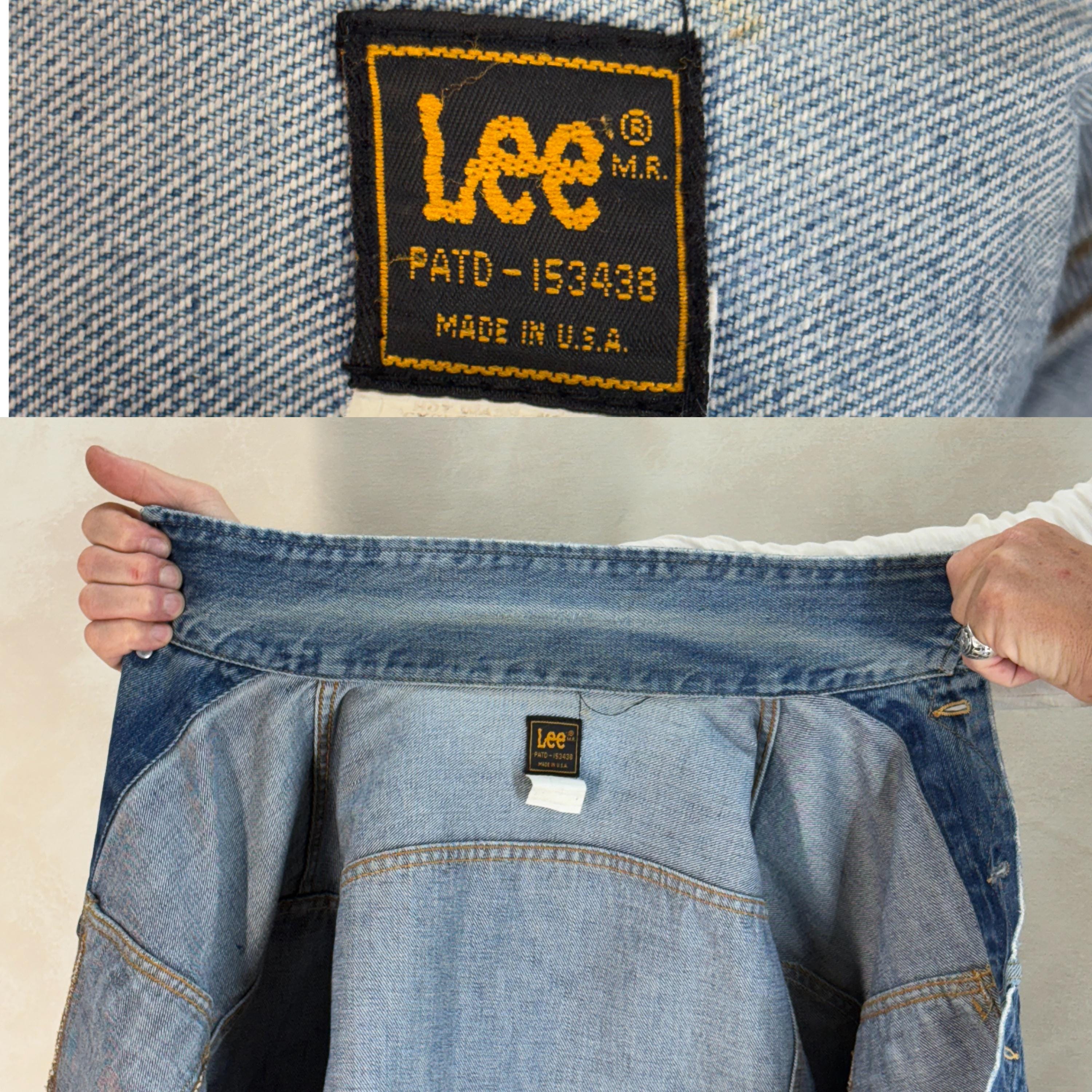 Vintage 80s Lee Denim Trucker Jacket | Made in USA, Two-pocket