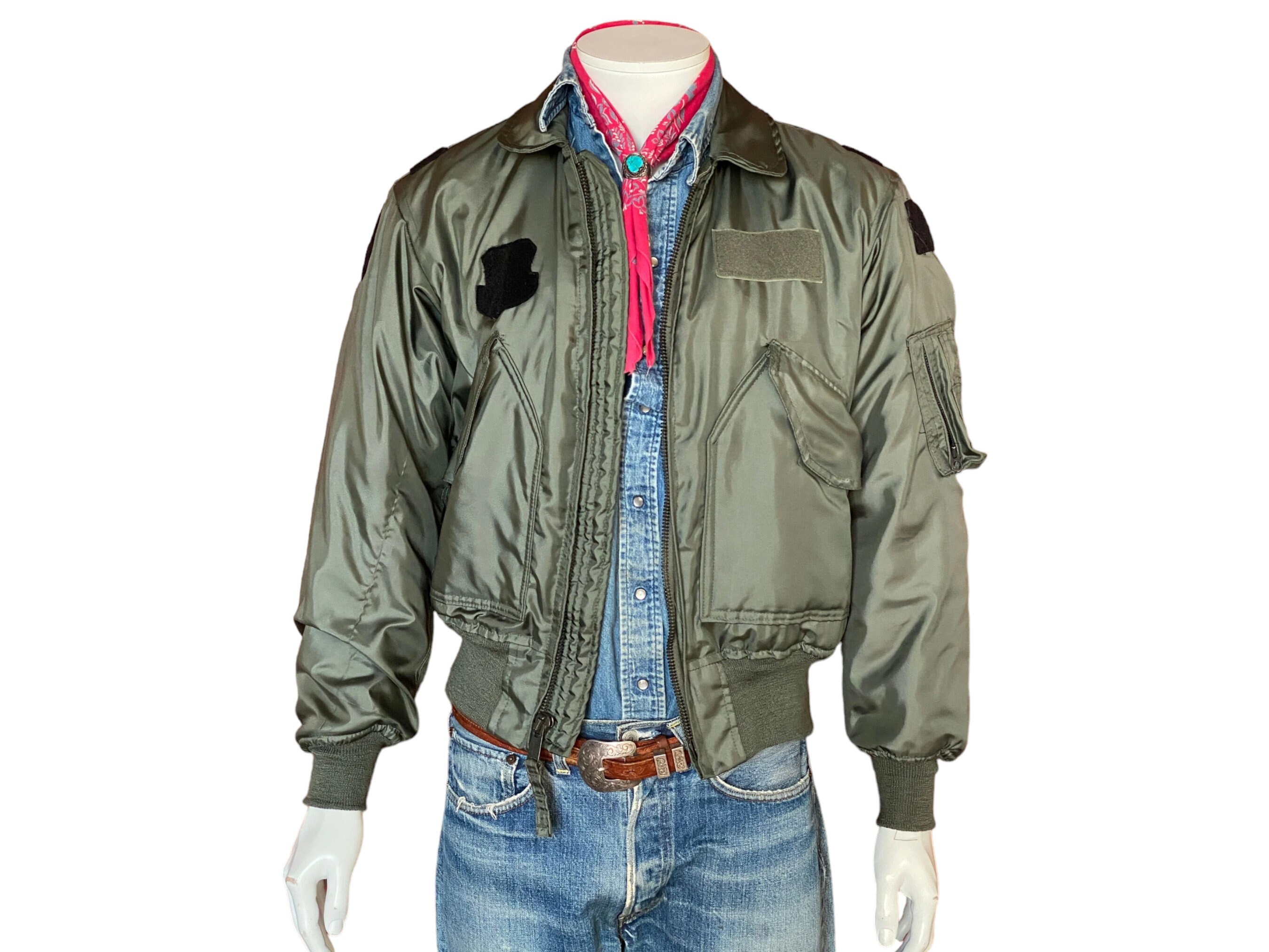 ジャケット・アウター Avirex CWU denim docking flight jacket ジャケット・アウター Avirex CWU denim docking flight jacket