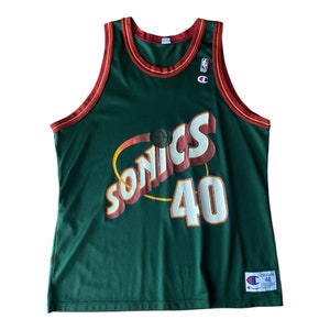 SONICS KEMP 40 ジャージ Champion　アメリカ製　古着 VTG Shawn Kemp #40 Seattle SuperSonics Sonics NBA Champion