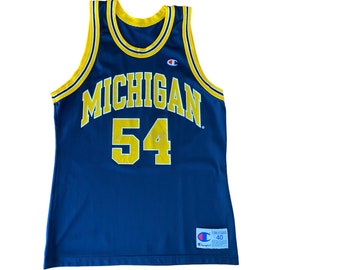 Michigan Wolverines Vintage 90s Nike Warm up Basketball Jersey