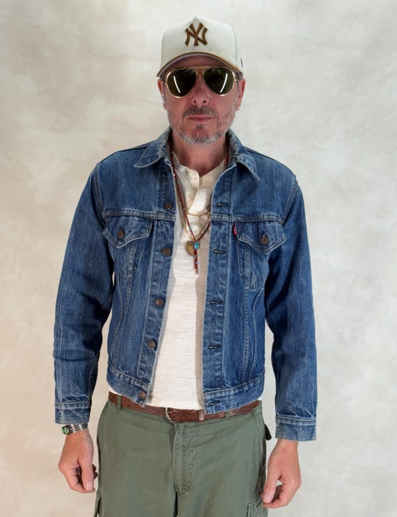 Vintage 70s Levi's Denim Jacket | 2 Front Pockets | Made in USA