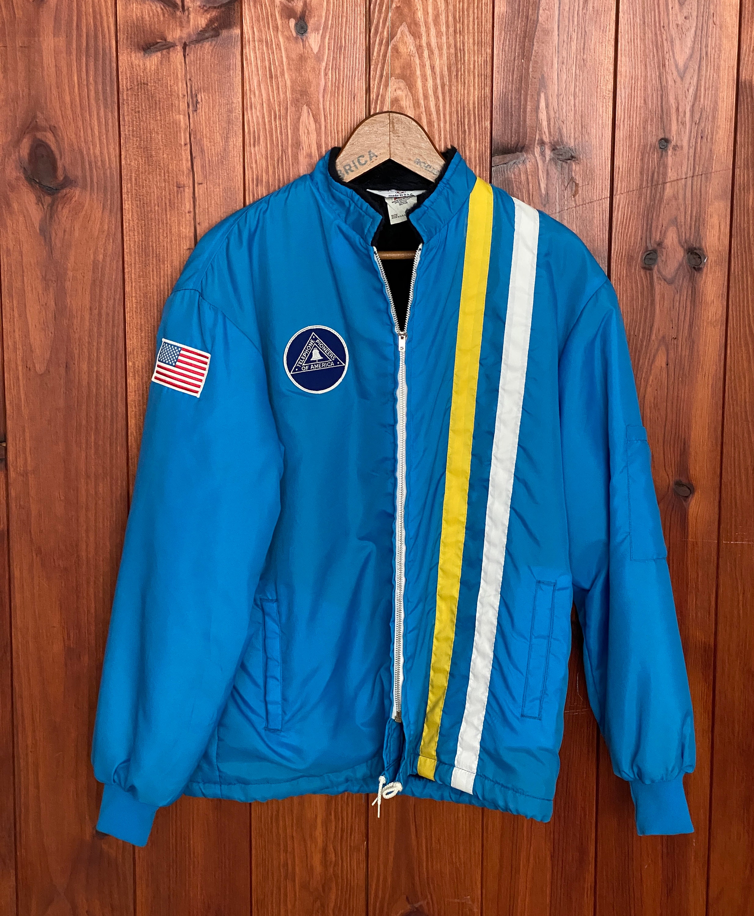 Vintage 70s Nylon Lined Racing Jacket – Made in USA Size M - Etsy