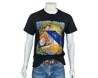 Vintage jaren 1990 Harley Davidson T-shirt klassiek USA motorfiets grafisch T-shirt medium heren biker