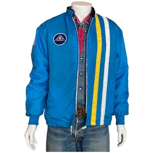 Vintage 70s Nylon Lined Racing Jacket – Made in USA Size M