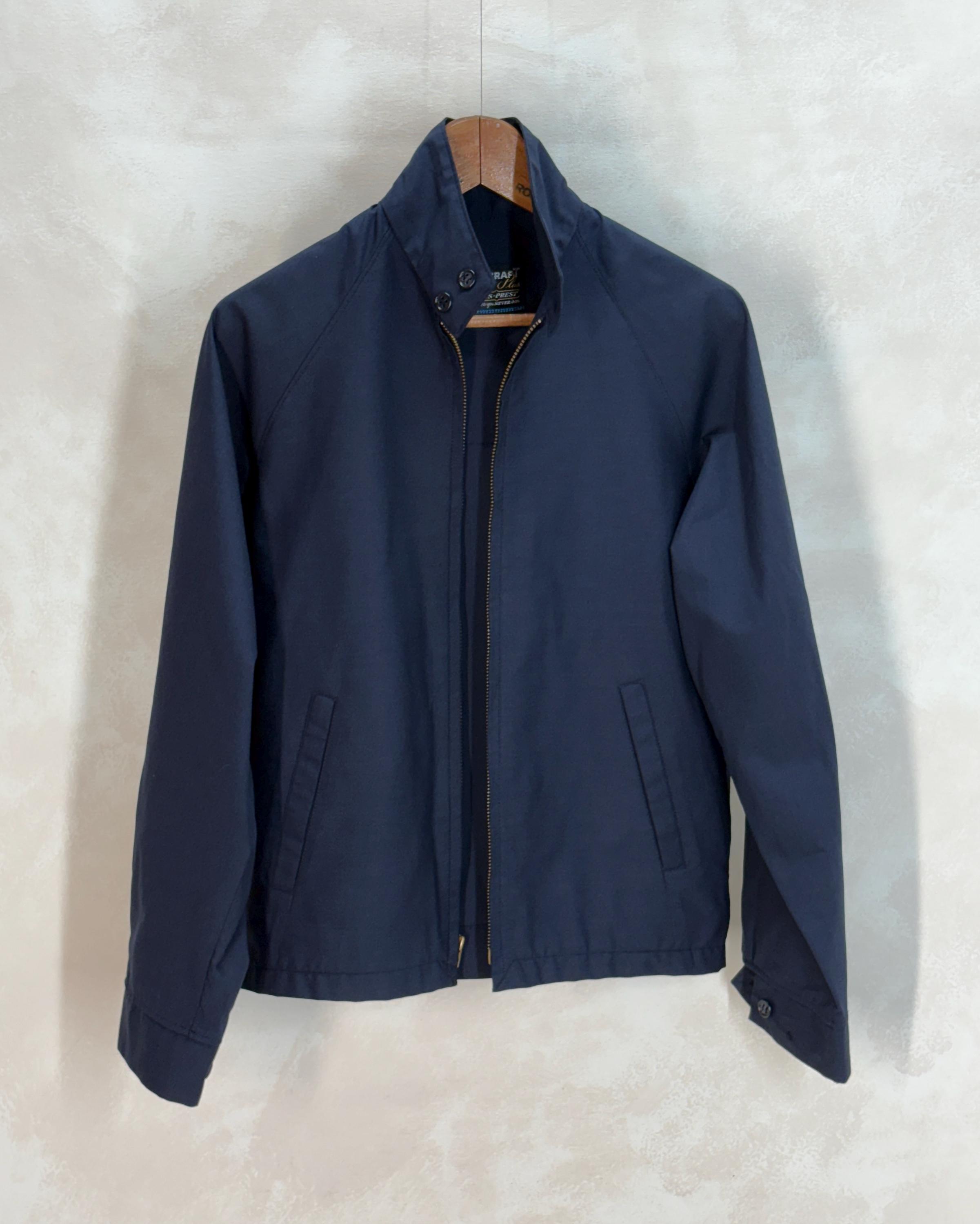 Vintage 60s Towncraft Jacket Navy Talon Zipper Harrington Style