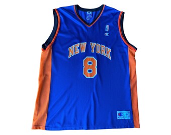 NEW YORK SPREWELL ユニフォーム 8 Vintage Champion Latrell Sprewell Jersey New York Knicks #8
