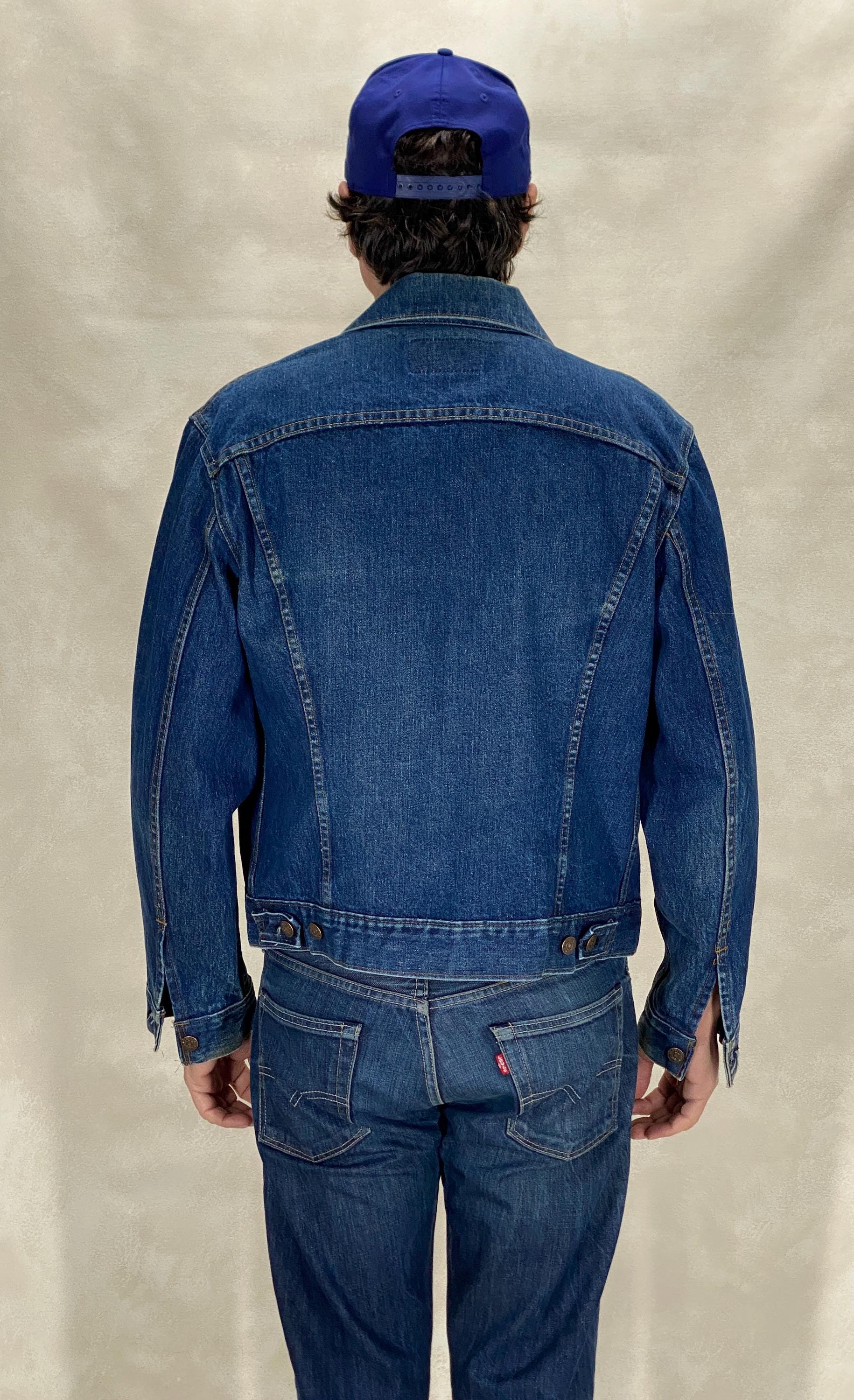 Vintage 70s Levi's 70505 Denim Trucker Jacket - Size 42US, Made in