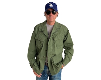 Giubbotto da giungla vintage dell'esercito americano del Vietnam, taglia media, autentico, del 1967. DAC