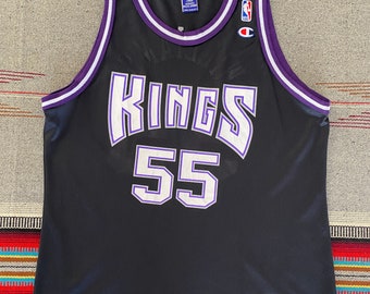 Size 44. 55 Jason Williams 90s Champion NBA Kings Jersey 