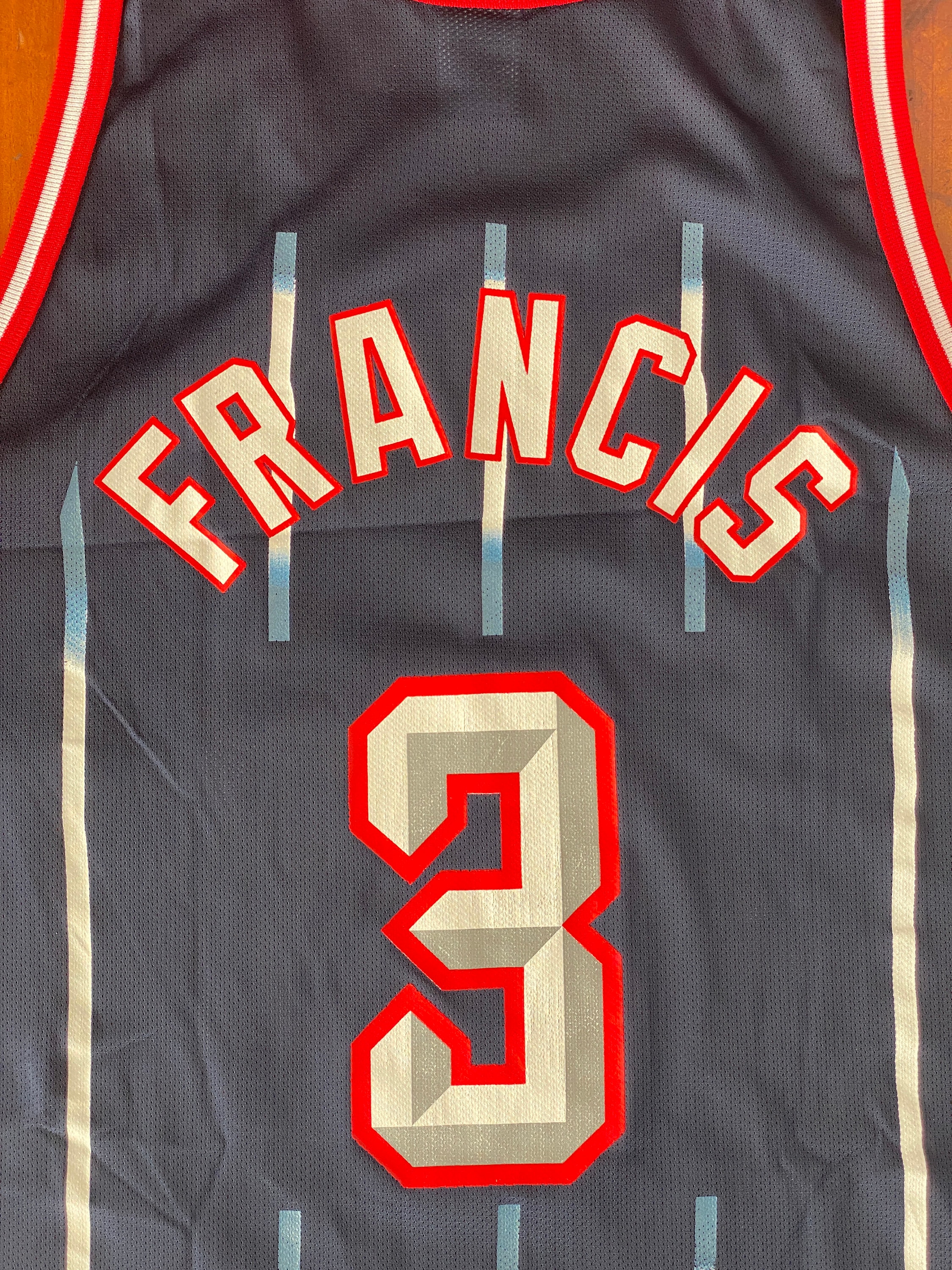 Vintage Champion Houston Rockets Steve Francis NBA Jersey Made USA