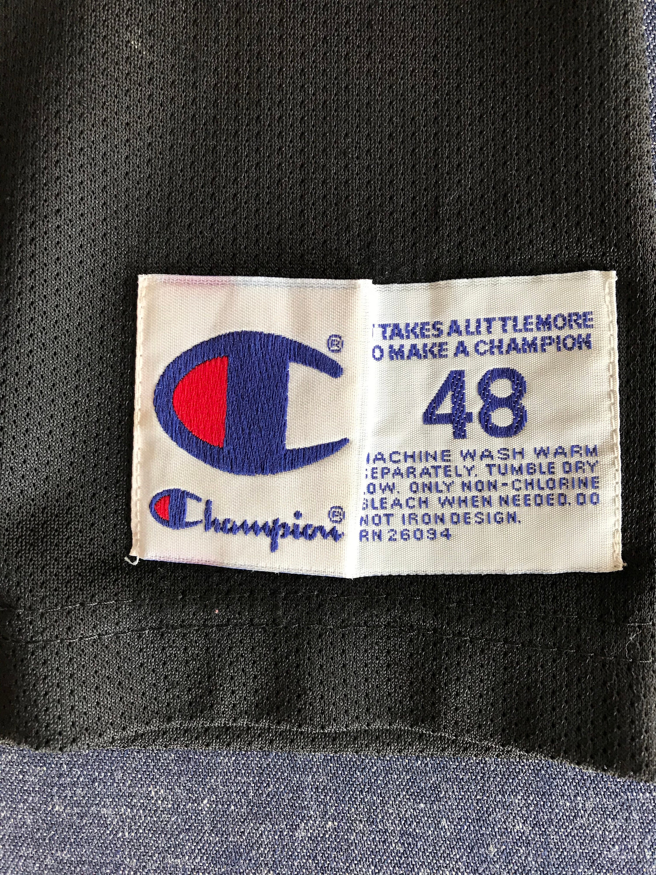 Vintage Champion Chicago Bulls Pinstripe Jordan Authentic Anniversary  Jersey (Size 48) — Roots