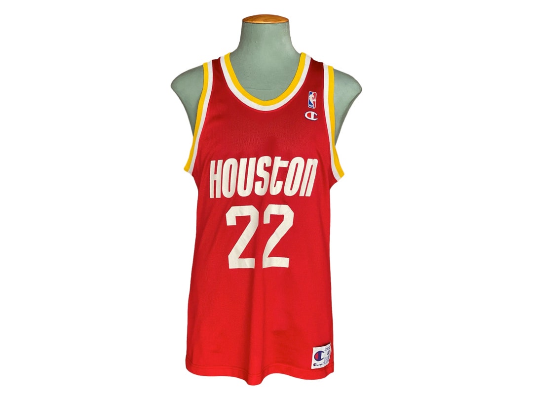Size 44. # 22 Clide Drexler Houston Rockets Vintage NBA