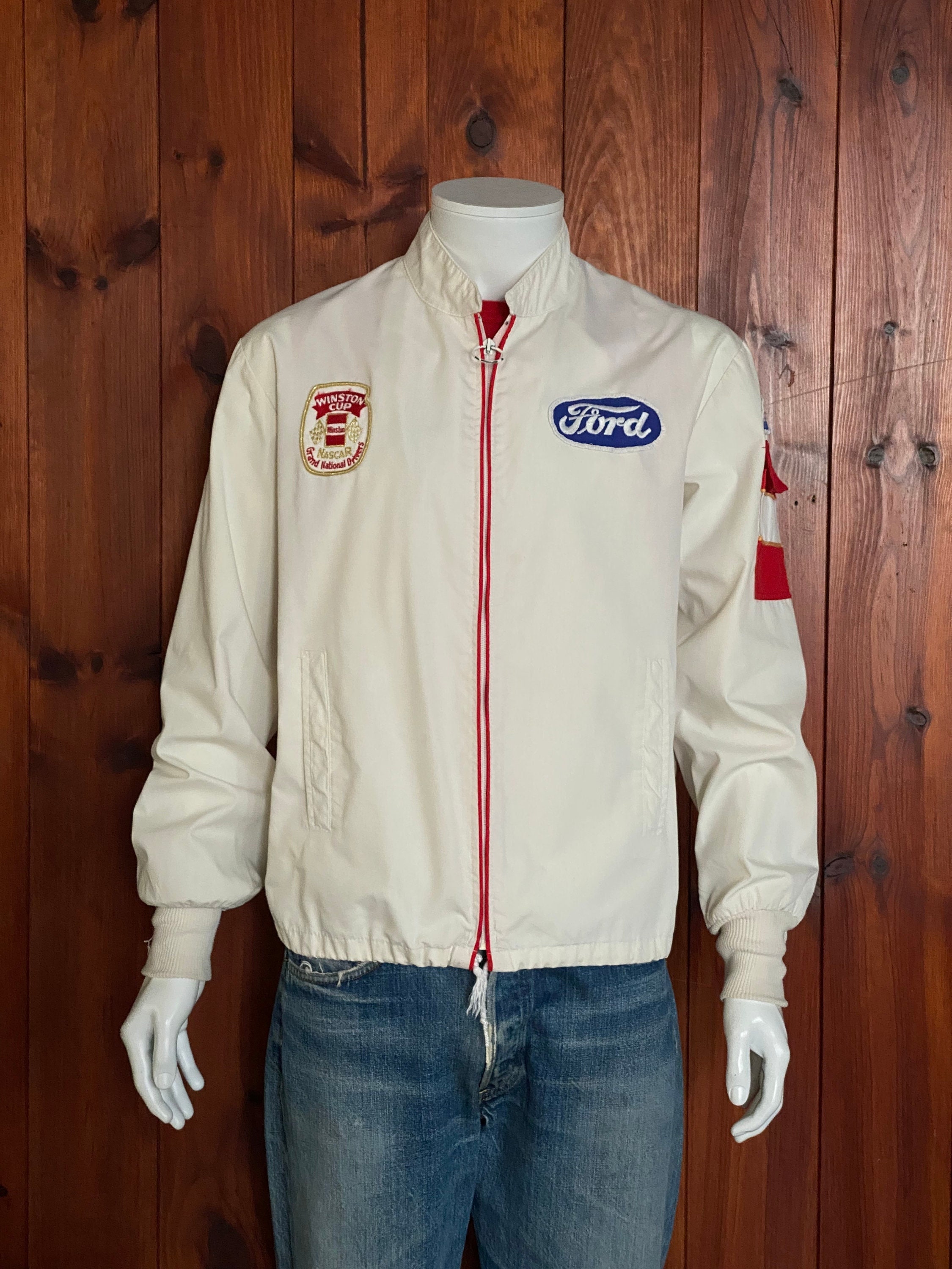 Size M/l . 70s Vintage Ford Racing Cotton Jacket - Etsy