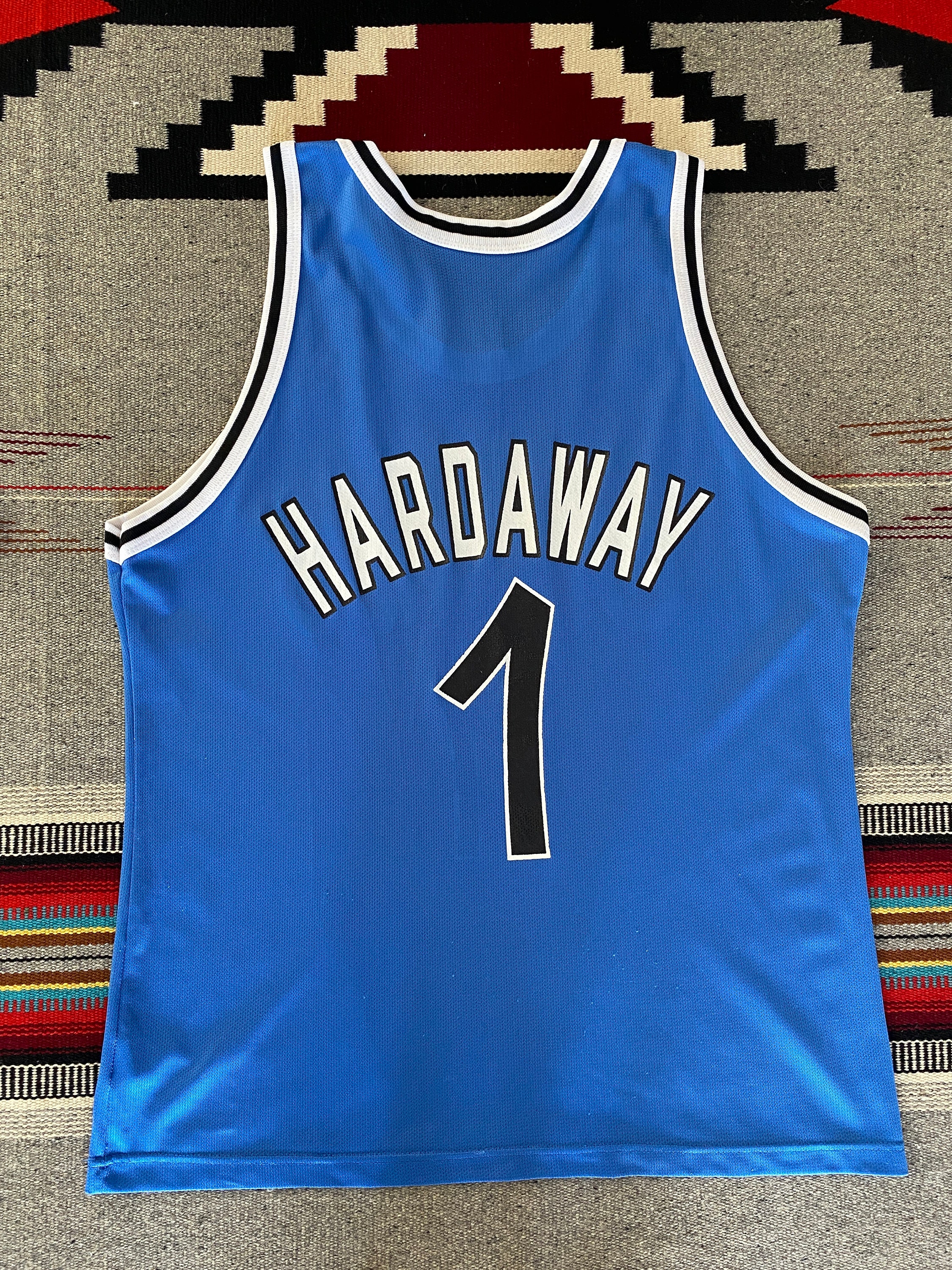 Size 44. #1 Hardaway Orlando 90s Champion NBA Jersey Made in