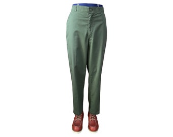 ジダン　70s US ARMY Baker pants OG-107 60s 70s Vintage Military U.S. Army Og-107 Baker Pants Size
